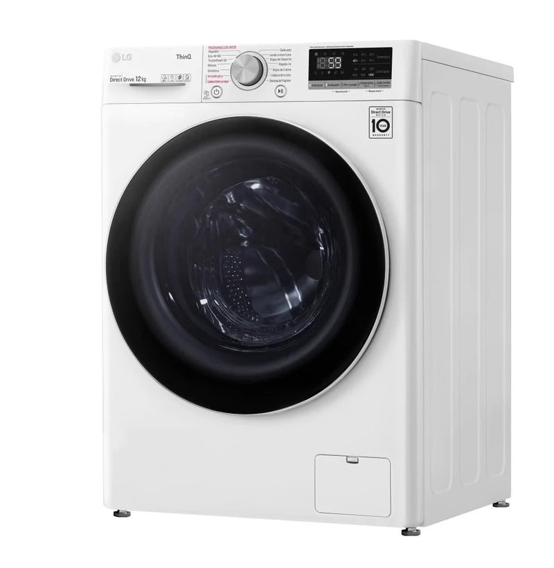 LAVADORA LG F4WV5012S0W 12K 1400R SMART