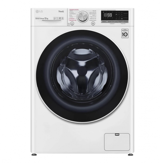 LAVADORA LG F4WV5012S0W 12K 1400R SMART